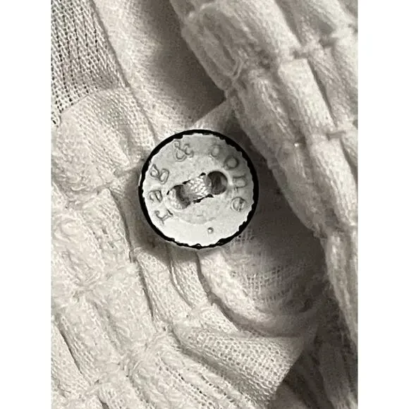 Rag & Bone Drew Off the Shoulder White Top size XSmall - Picture 11 of 12